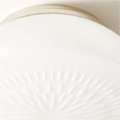 Dufrene Polished Nickel Flush Mount Light -Home Furnishings Store DufrenePldNklFlushMountAVSHS23