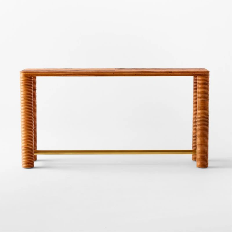 Edie Rattan Console Table 4 Edie Rattan Console Table - Image 2