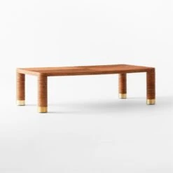 Edie Rectangular Rattan Coffee Table -Home Furnishings Store EdieRattanRectCoffeeTbl3QSSS22
