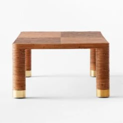 Edie Rectangular Rattan Coffee Table -Home Furnishings Store EdieRattanRectCoffeeTblSDSSS22