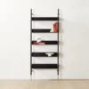 Effie Black Oak Wall Mount Bookshelf 1 Effie Black Oak Wall Mount Bookshelf -Home Furnishings Store EffieEbonizedOakBookcaseAVSHF22