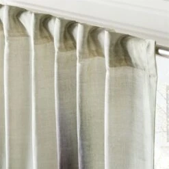 Elysium Green Dupioni Silk Window Curtain Panel 48"x84'' 9 Elysium Green Dupioni Silk Window Curtain Panel 48"x84'' -Home Furnishings Store ElysiumGrnCrtn96PanelAV3SHF23