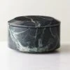 Emil Round Green Spider Marble Box -Home Furnishings Store EmilRndGrnSpiderMrblBoxSHF22