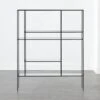 Euclidean Black Metal Etagere -Home Furnishings Store EuclideanBlackEtagereSHS21 1x1