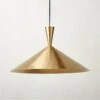 Exposior Polished Brass Pendant Light Model 018 16.75" 1 Exposior Polished Brass Pendant Light Model 018 16.75" -Home Furnishings Store ExposiorBrsPendantMdl2011ROS22