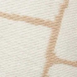 Faro Natural And White Outdoor Throw Pillow 20'' -Home Furnishings Store FaroWhtNNatODPillow20x20AVSSS23