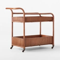 Feliz Rattan Bar Cart -Home Furnishings Store FelizRattanBarCart3QBSSF21