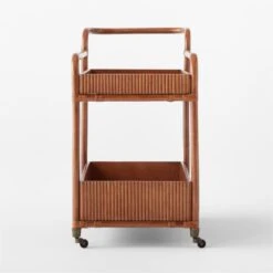 Feliz Rattan Bar Cart -Home Furnishings Store FelizRattanBarCartSDSSF21