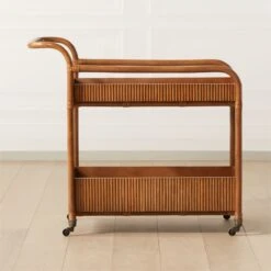 Feliz Rattan Bar Cart