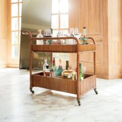 Feliz Rattan Bar Cart -Home Furnishings Store FelizRattanBarCartSP21 1x1
