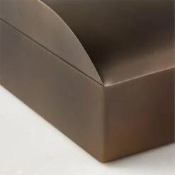 Finley Blackened Brass Storage Box With Lid Small 9 Finley Blackened Brass Storage Box With Lid Small -Home Furnishings Store FinleyBrnzdSSBoxWLidMdmAVSHS23