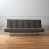 Flex Tufted Grey Sleeper Sofa -Home Furnishings Store FlexSofaGravelAV2S15 1x1
