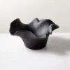 Flounce Black Teak Decorative Bowl 1 Flounce Black Teak Decorative Bowl -Home Furnishings Store FlounceBlkndTeakBowlSHS23