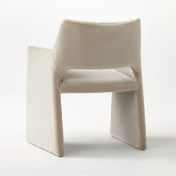 Foley Faux Mohair Grey Dining Armchair -Home Furnishings Store FoleyFxMhrGryDnngChair3QBSSF20