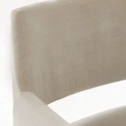 Foley Faux Mohair Grey Dining Armchair -Home Furnishings Store FoleyFxMhrGryDnngChairAVSSF20