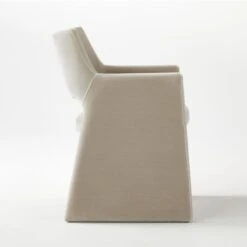 Foley Faux Mohair Grey Dining Armchair -Home Furnishings Store FoleyFxMhrGryDnngChairSDSSF20