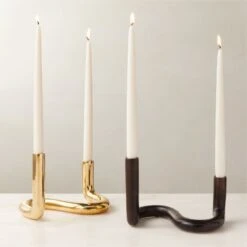 Freya Bronze Taper Candle Holder -Home Furnishings Store FreyaBrnzTprCndlHldrCllctnAVFHF23