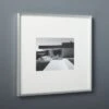 Gallery Brushed Silver Picture Frame With White Mat 8"x10" 2 Gallery Brushed Silver Picture Frame With White Mat 8"x10" -Home Furnishings Store Gallery8x10FrmeSlvrWhtMatSHS17