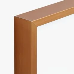 Gallery Brass Picture Frame With White Mat 4"x6" 8 Gallery Brass Picture Frame With White Mat 4"x6" -Home Furnishings Store GalleryFr18X24BrssWhtMtAVF18