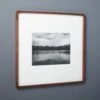 Gallery Walnut Picture Frame With White Mat 11"x14" -Home Furnishings Store GalleryFrm11x14WalntWhtMatSHS17