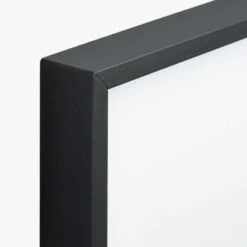 Gallery Soft Black Picture Frame With White Mat 4"x6" -Home Furnishings Store GalleryFrm5X7BlkWhtMtAVF18