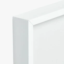 Gallery White Picture Frame With White Mat 5"x7" 7 Gallery White Picture Frame With White Mat 5"x7" -Home Furnishings Store GalleryFrm5X7WhtWhtMtAVF18