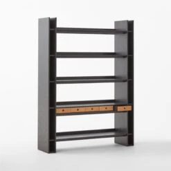 Genova Black Ebonized Oak Bookcase 20 Genova Black Ebonized Oak Bookcase -Home Furnishings Store GenovaEbdOakPrstBkCs3QSSF22