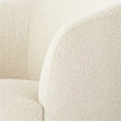Gwyneth Ivory Boucle Swivel Chair Set Of 2 -Home Furnishings Store GwynethIvoryBclChairAVSSS21