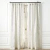Harlow Striped Linen-Blend Sheer Window Curtain Panel 48"x84" -Home Furnishings Store HarlowLnNCtnStpCtnPl96inSHF22