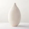 Haute Warm White Ceramic Vase Tall -Home Furnishings Store HauteWhiteTallVaseSHS23