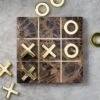 Indah Brown Marble Tic-Tac-Toe -Home Furnishings Store IndahBrnMarbleTicTacToeHSHF22