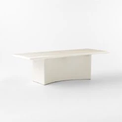 Irie Rectangular White Concrete Dining Table -Home Furnishings Store IrieDiningTable3QSSF23
