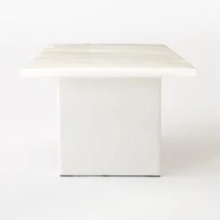 Irie Rectangular White Concrete Dining Table -Home Furnishings Store IrieDiningTableSDSSF23