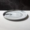 Swirl Black And White Serving Platter 1 Swirl Black And White Serving Platter -Home Furnishings Store JFSwirl14inServingPlatterSHF20