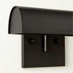 Jolie Black Picture Light Sconce 12" -Home Furnishings Store JolieMttBkWllArtScnc12inAV2SHF22