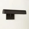 Jolie Black Picture Light Sconce 12" 1 Jolie Black Picture Light Sconce 12" -Home Furnishings Store JolieMttBkWllArtScnc12inSHF22