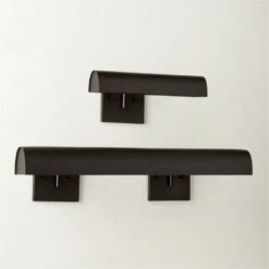 Jolie Black Picture Light Sconce 12" -Home Furnishings Store JolieMttBlackWllArtScncGrpFHF22