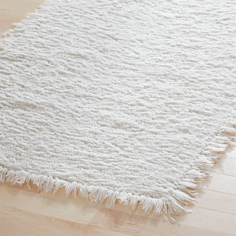 Eyelash Ivory Runner Rug 2.5'x8' 5 Eyelash Ivory Runner Rug 2.5'x8' - Image 3