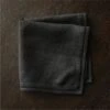Eyelet Black Linen Napkin -Home Furnishings Store KMEyeletIBlackNapkinSHS21