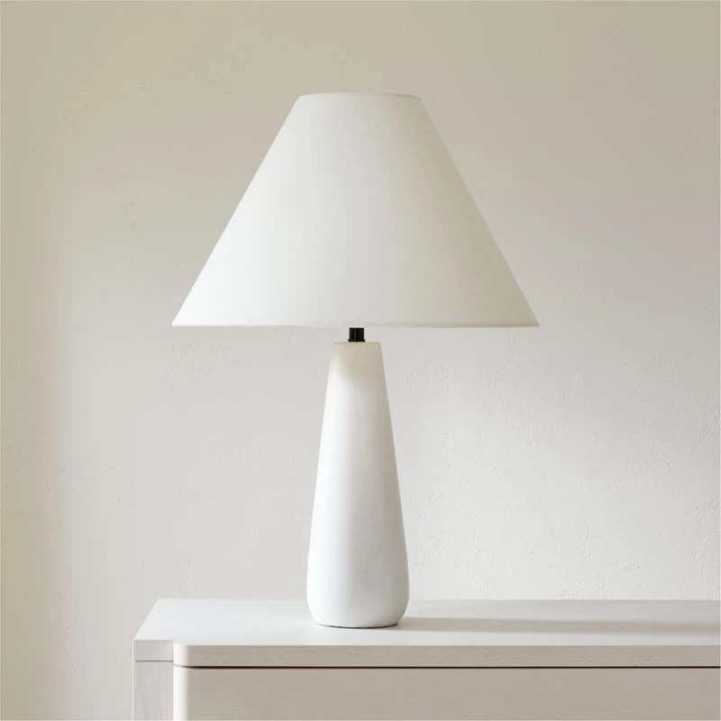 Polar White Cement Table Lamp 3 Polar White Cement Table Lamp