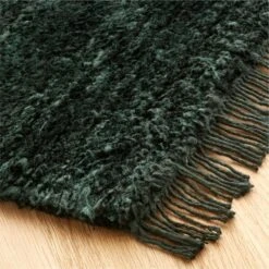 Kada Handknotted Viscose Green Area Rug 5'x8' 9 Kada Handknotted Viscose Green Area Rug 5'x8' -Home Furnishings Store KadaHdkdVscDkGnRug8x10AVSHF22