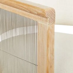 Kaishi White Fabric Chair With Whitewashed Ash Frame -Home Furnishings Store KaishiChairLindySnowAVS17