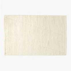 Kayamb Hand-Knotted Ivory New Zealand Wool Area Rug 5'x8'