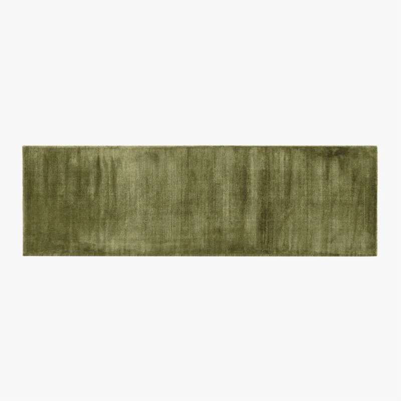 Kole Performance Nylon Olive Green Runner Rug 2.5'x8' 3 Kole Performance Nylon Olive Green Runner Rug 2.5'x8'
