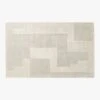 Larso Hand-Tufted Wool-Blend White Area Rug 5'x8' 1 Larso Hand-Tufted Wool-Blend White Area Rug 5'x8' -Home Furnishings Store LarsoTftdIvryRug5x8SSS23