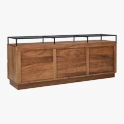 Lawson Low 6-Drawer Wood Dresser With Glass Top -Home Furnishings Store LawsonLowDresser3QBF19