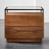 Lawson 2-Drawer Wood Nightstand With Glass Top 2 Lawson 2-Drawer Wood Nightstand With Glass Top -Home Furnishings Store LawsonNightstandSHF19 1x1