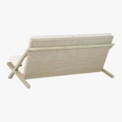 Lecco Teak Outdoor Patio Loveseat 14 Lecco Teak Outdoor Patio Loveseat -Home Furnishings Store LeccoLoveseat3QBS20