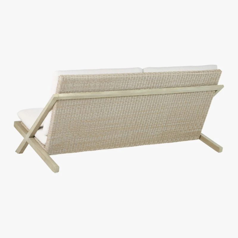 Lecco Teak Outdoor Patio Loveseat 8 Lecco Teak Outdoor Patio Loveseat - Image 6