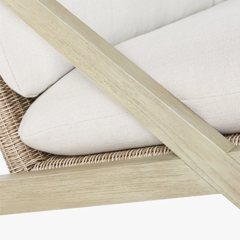 Lecco Teak Outdoor Patio Loveseat 9 Lecco Teak Outdoor Patio Loveseat - Image 7